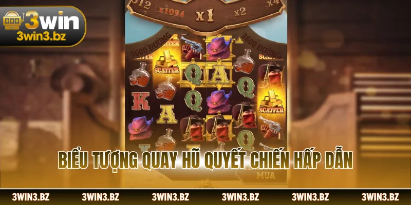 Biểu tượng quay hũ quyết chiến hấp dẫn