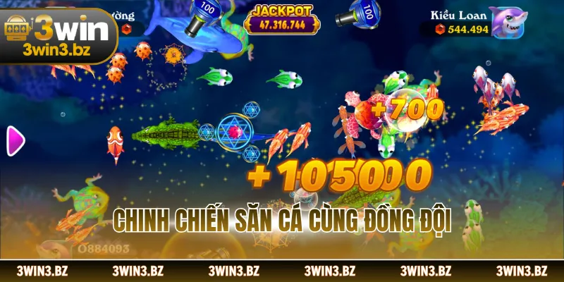 Chinh chiến săn cá cùng đồng đội