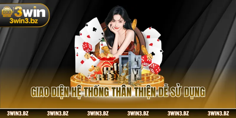 Giao diện hệ thống thân thiện dễ sử dụng