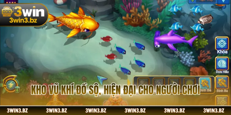 Kho vũ khí đồ sộ, hiện đại cho người chơi